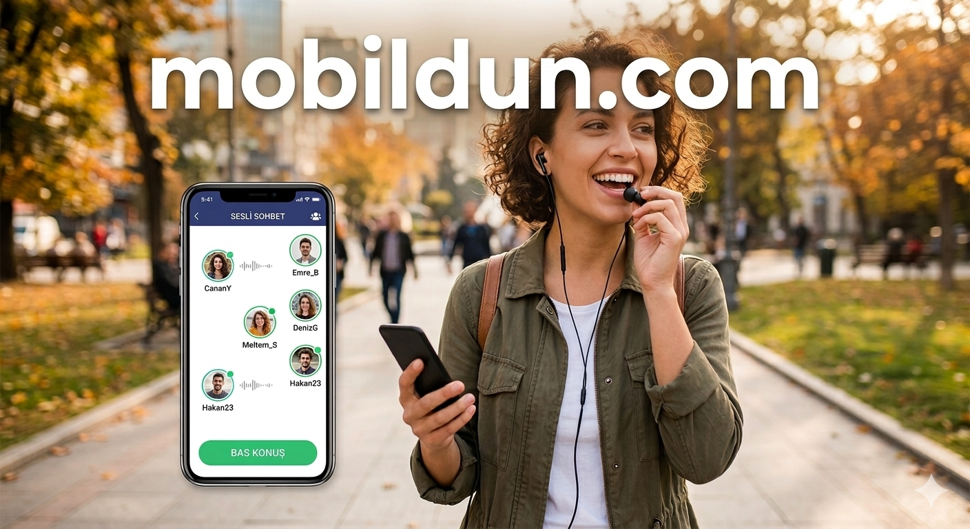 Mobil Sesli Chat Cebinizdeki Sosyal Dünyası Mobildun