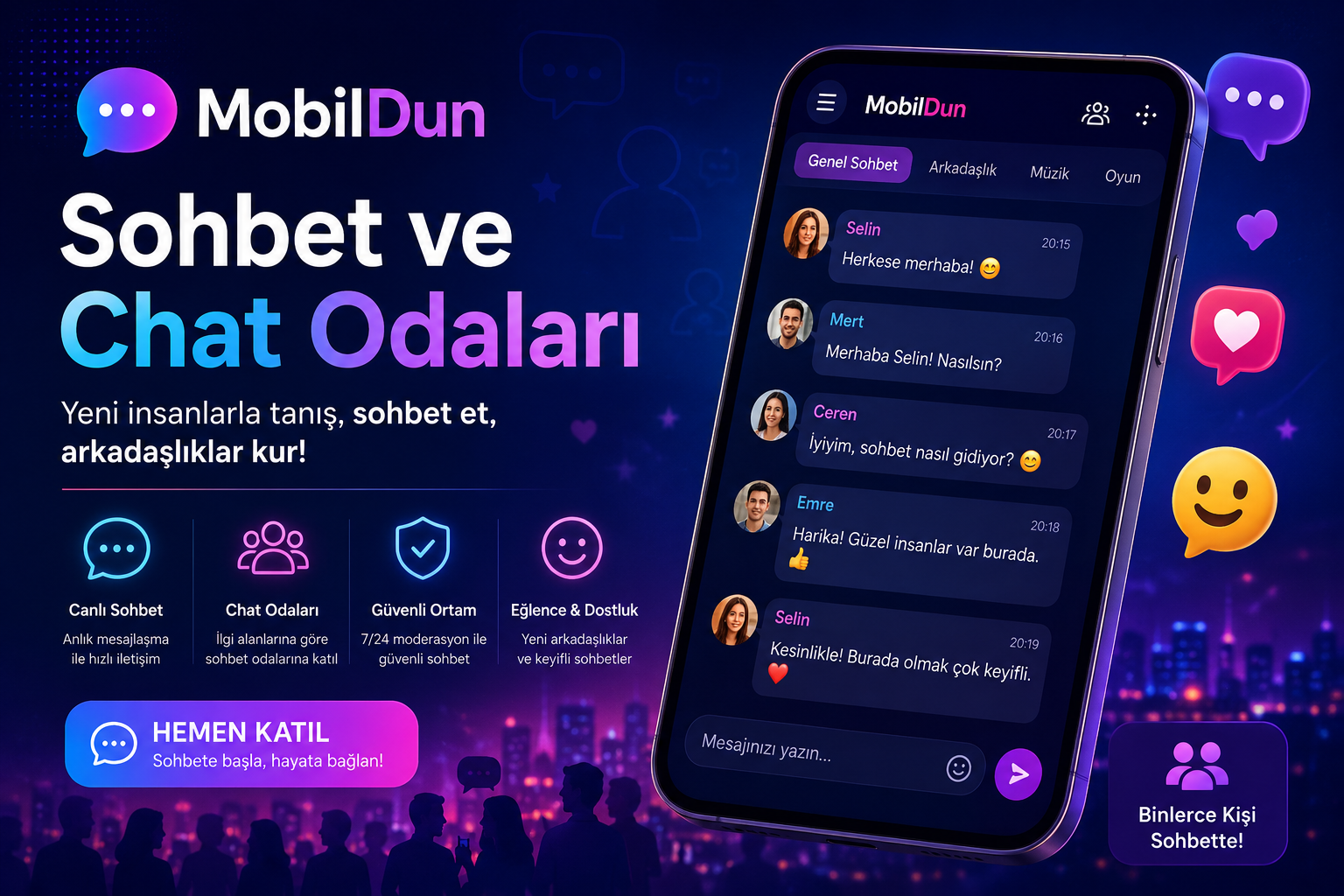 Sohbet ve Chat Odaları